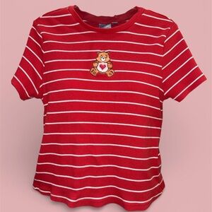 Care Bears Red and White Striped tee.